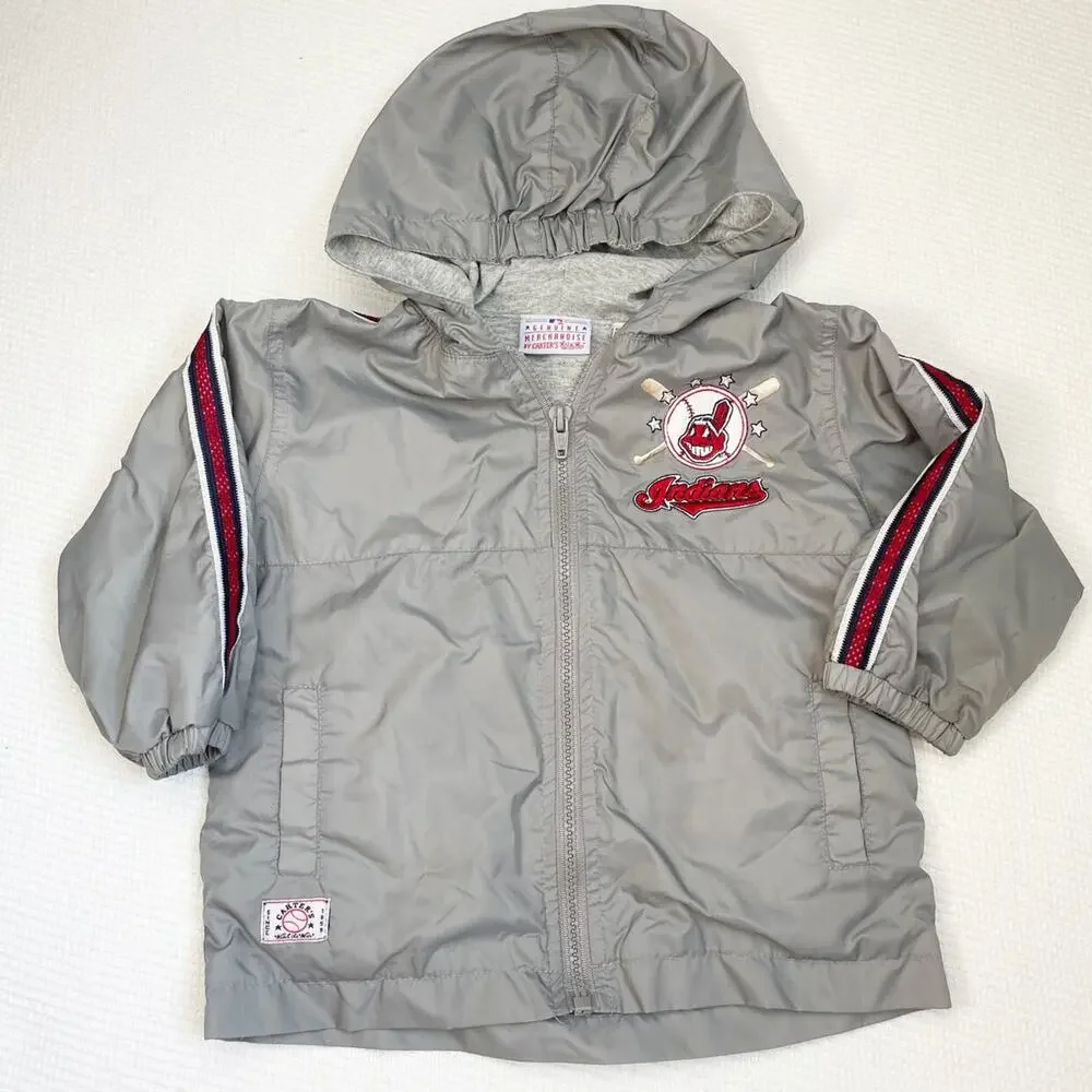 Cleveland Indians Jersey Lined Wind Breaker